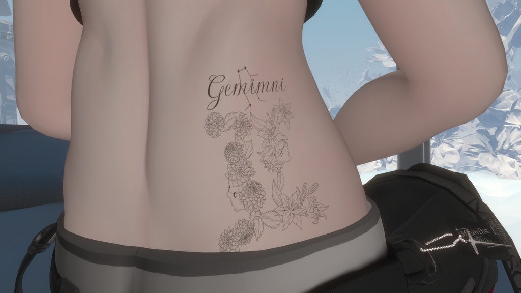 12星座tattoo「服ペイント」