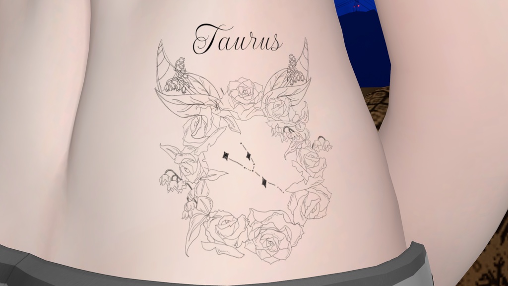 12星座tattoo「服ペイント」