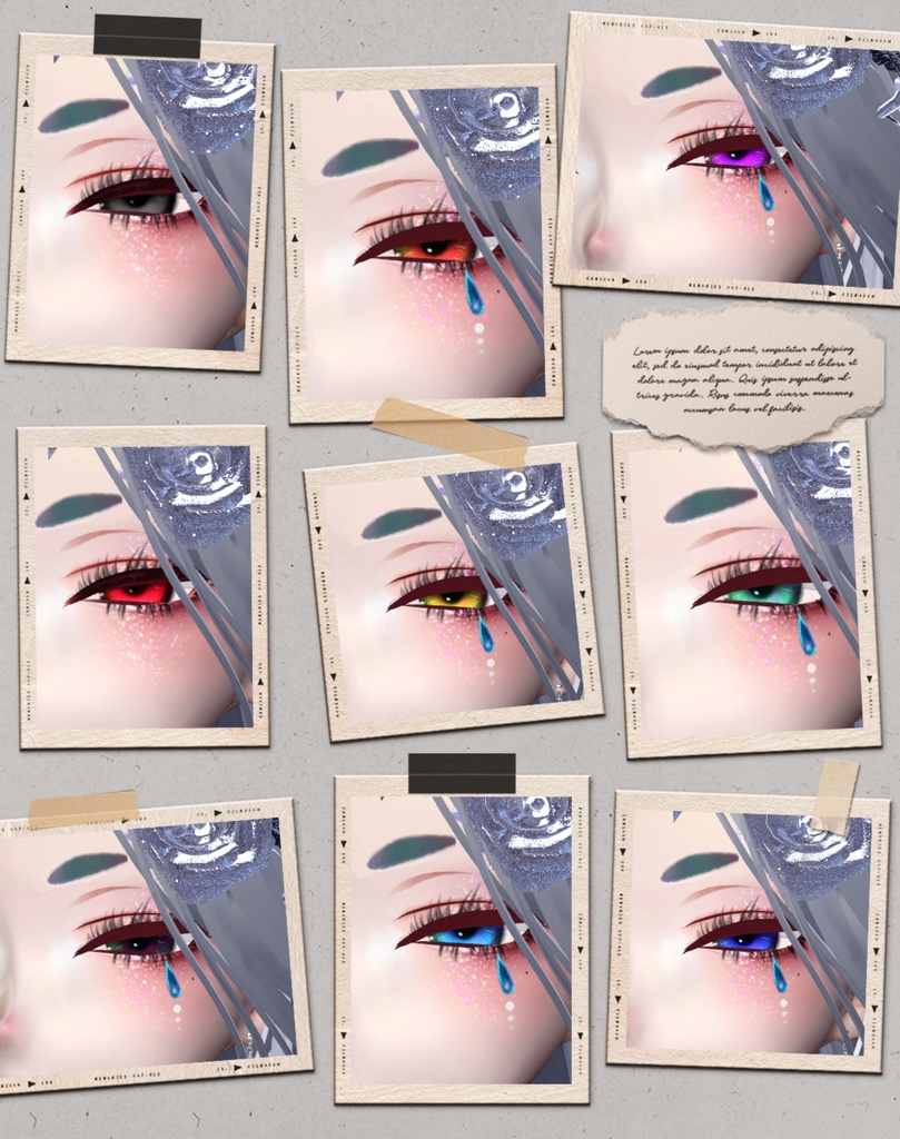 森羅、怜、班霞対応 eye texture