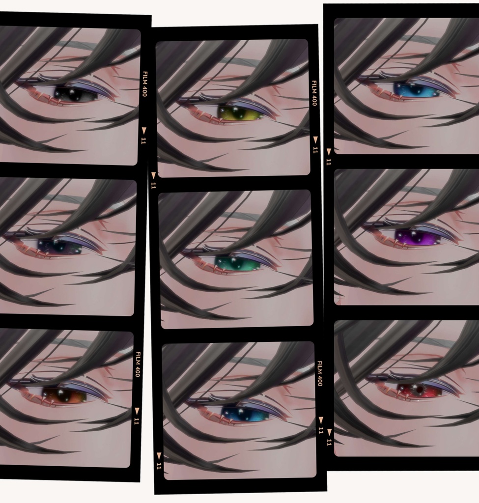 森羅、怜、班霞対応 eye texture