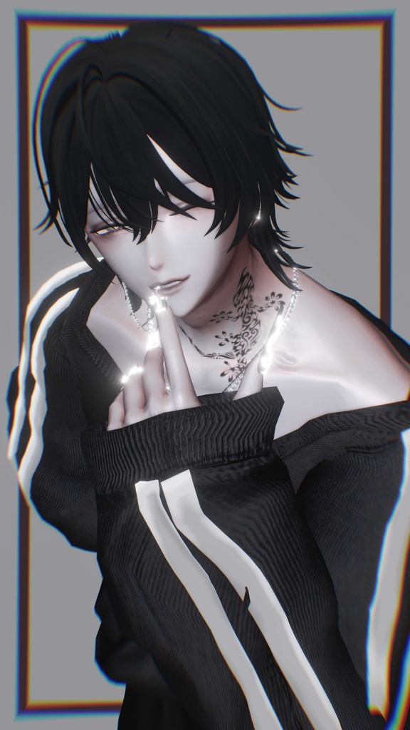 ヤモリと薔薇 tattoo