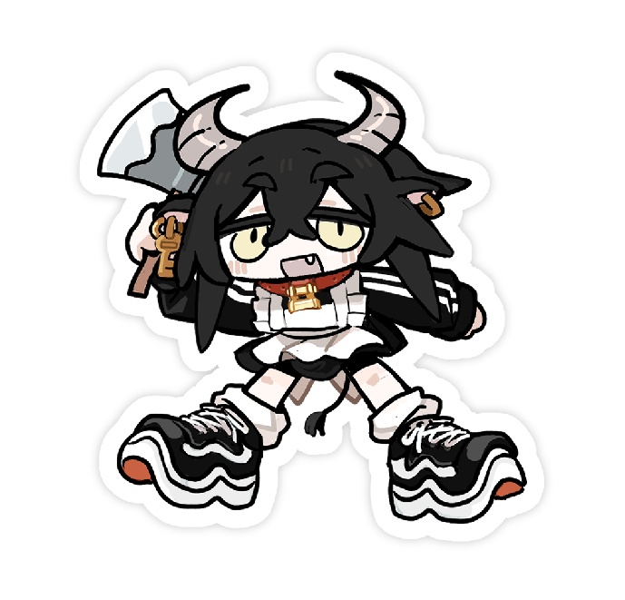 ゴズちゃんステッカー（ジャージメイド）