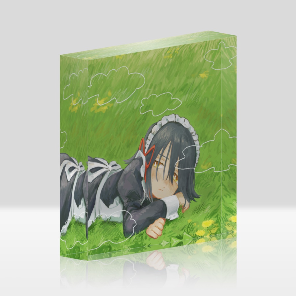 メイド2のアクリルブロック