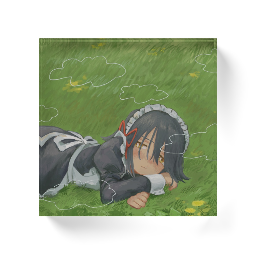 メイド2のアクリルブロック