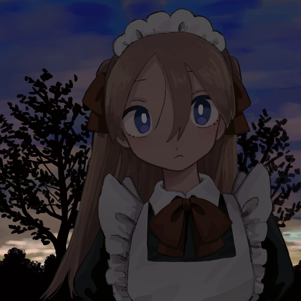 メイド3のアクリルブロック