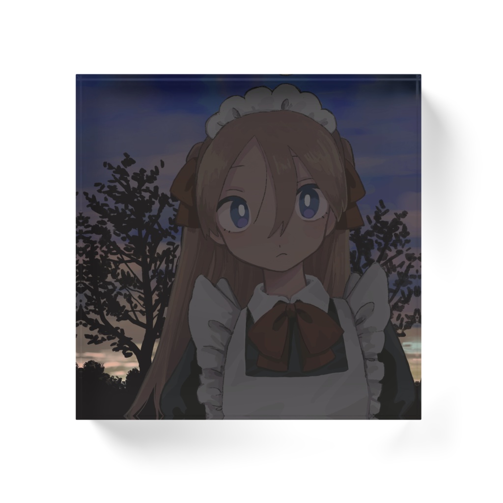 メイド3のアクリルブロック