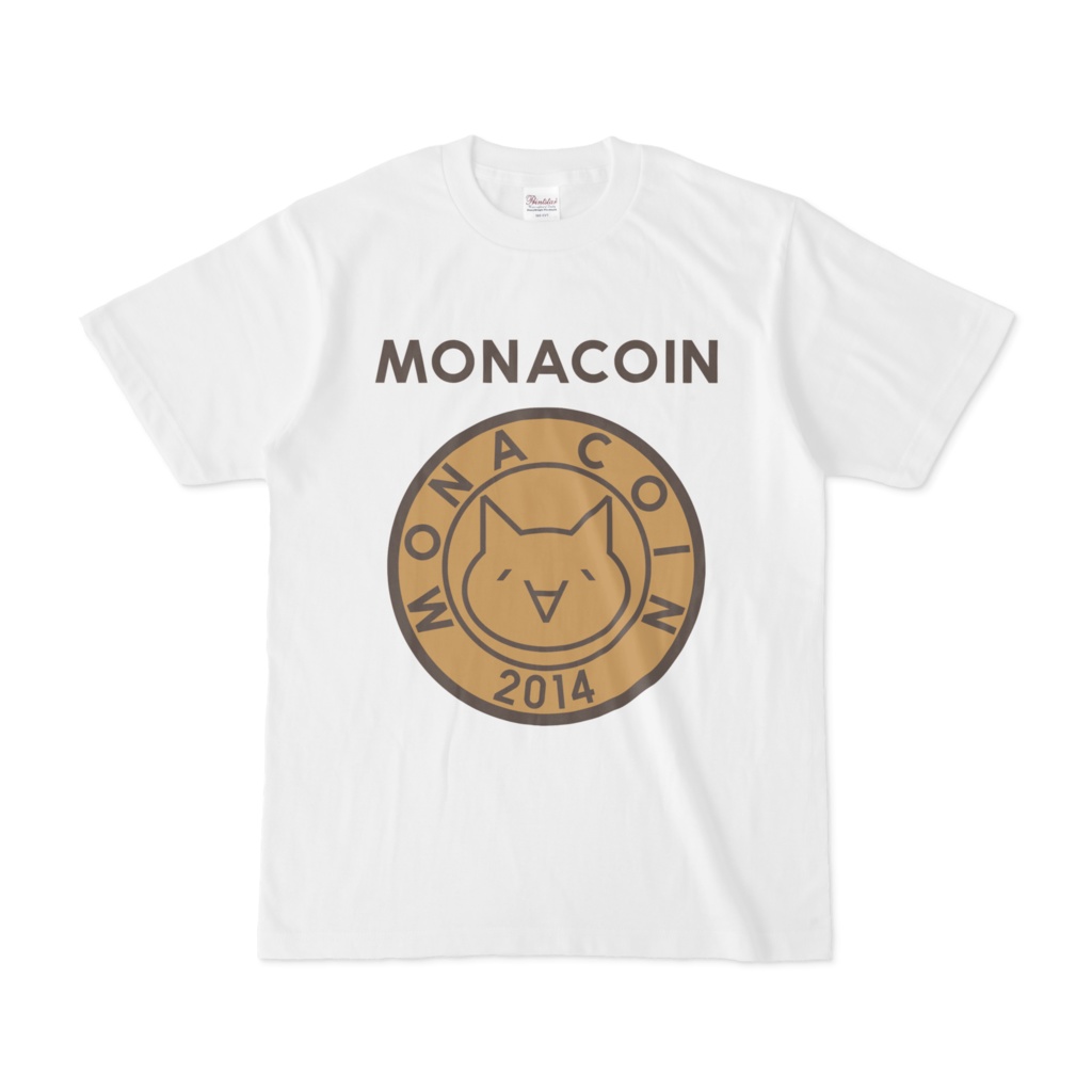 Tシャツ リアルモナコイン表柄 文字有 メダル色