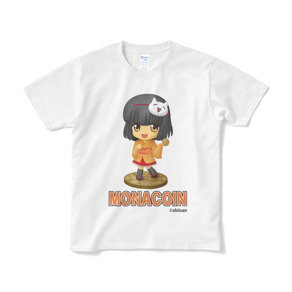 Tシャツ ねんどろいど風モナコインちゃん