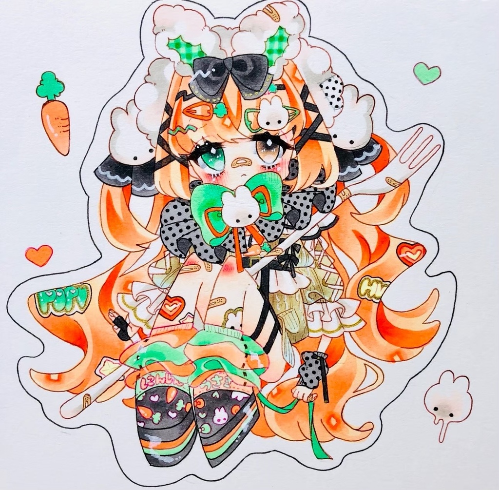 ロリうさアクキー