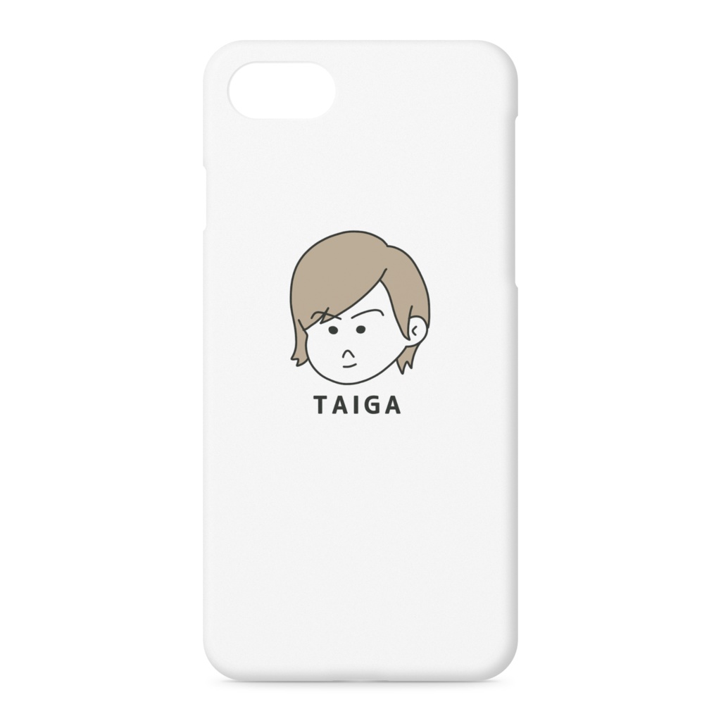 iPhoneケース(ス)(ピンクノコ)