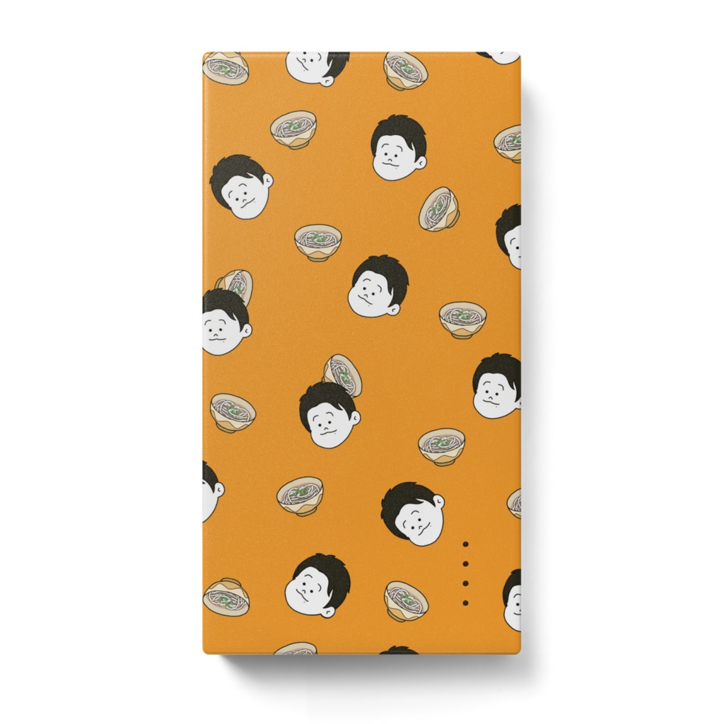 モバイルバッテリー(うぇ)(オレンジノコ)