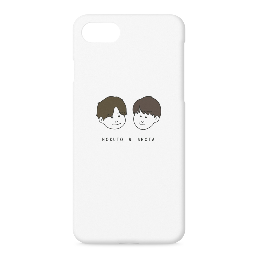 iPhoneケース(クロノコ(ス)×アオノコ(す))