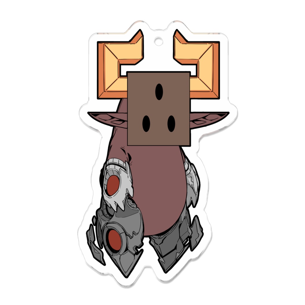 天秤頭の分身アクキー