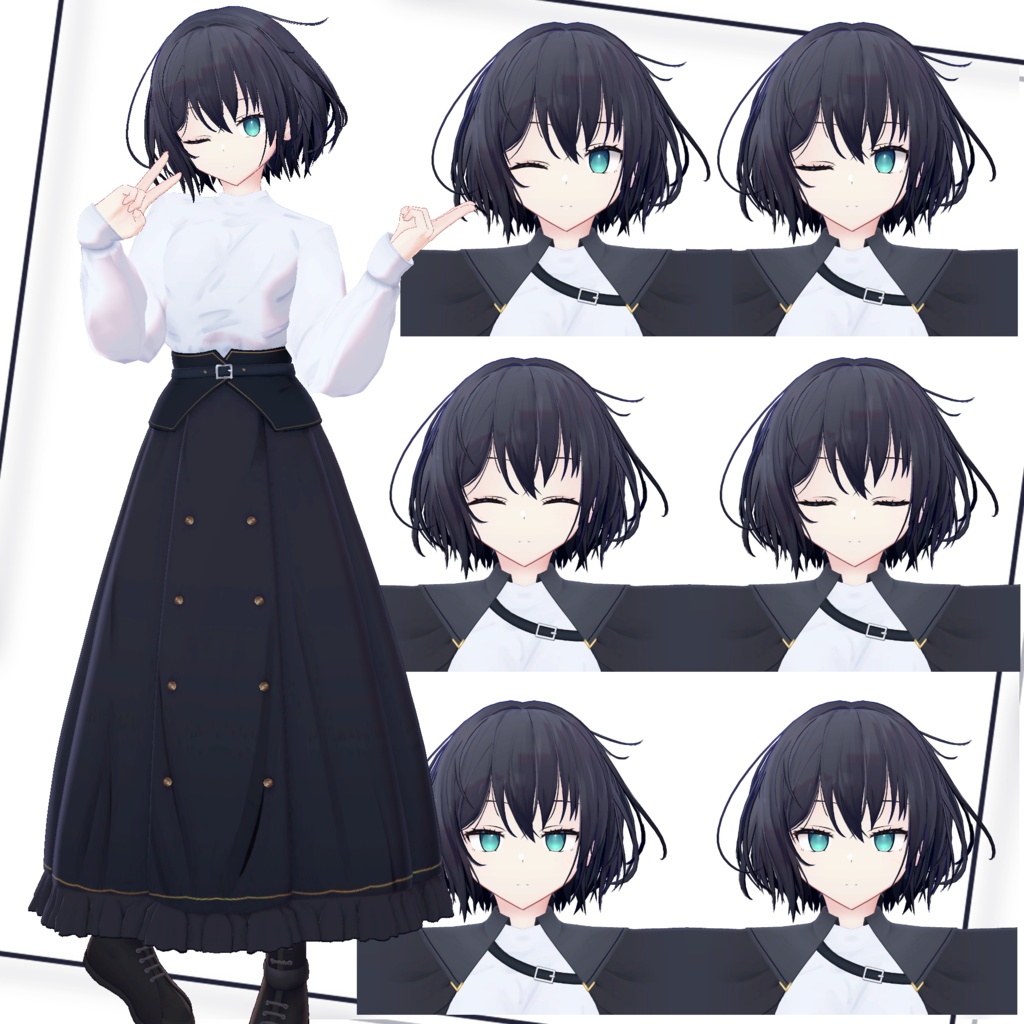 オリジナル3Dモデル「絢夜-Aya-」