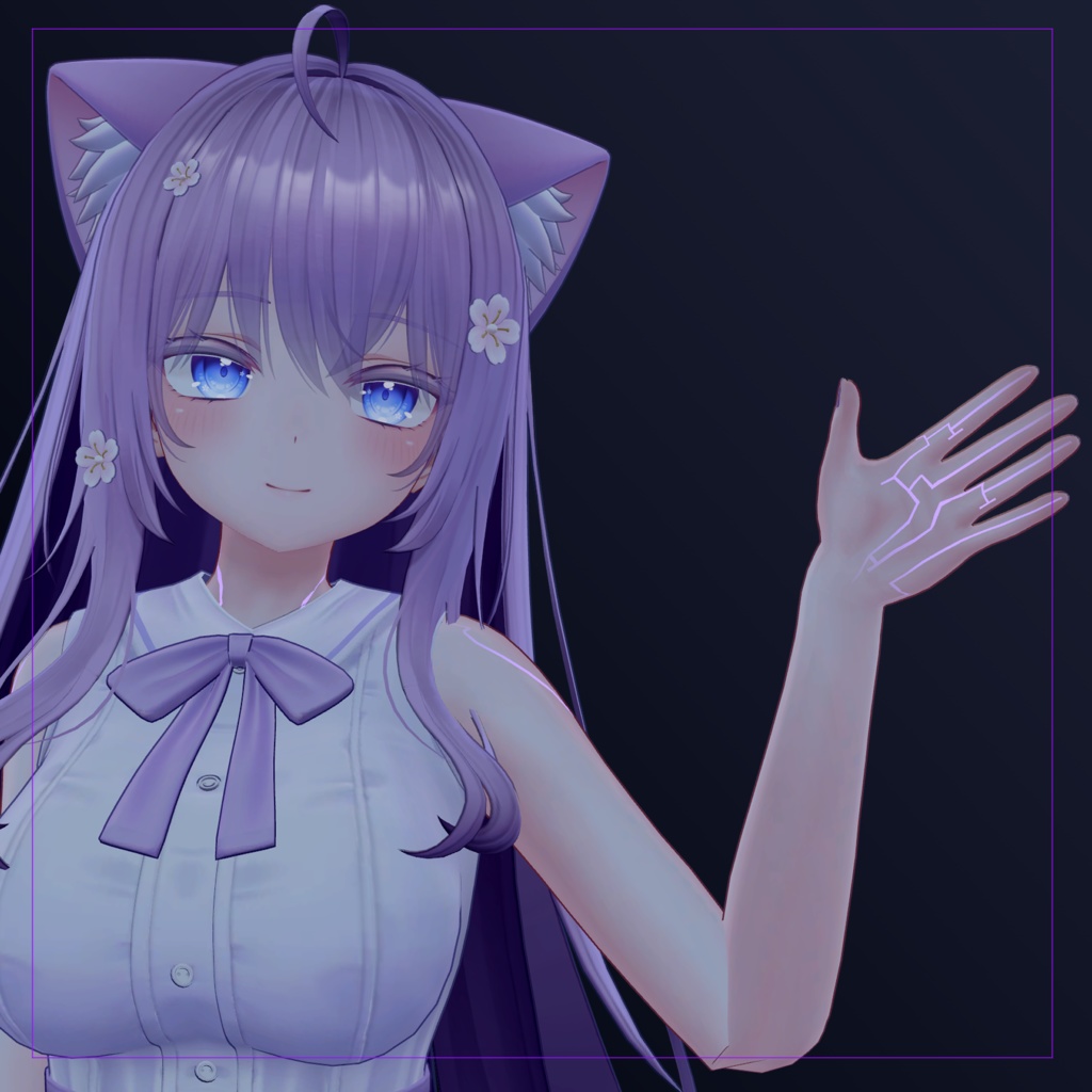 【4アバター対応】アニメーションエネルギーライン