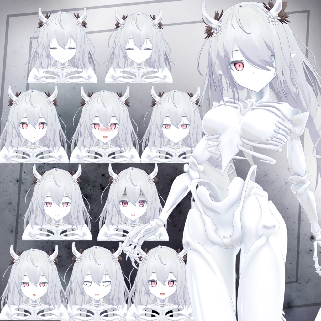 オリジナル3Dモデル「シロン-Shiron-」