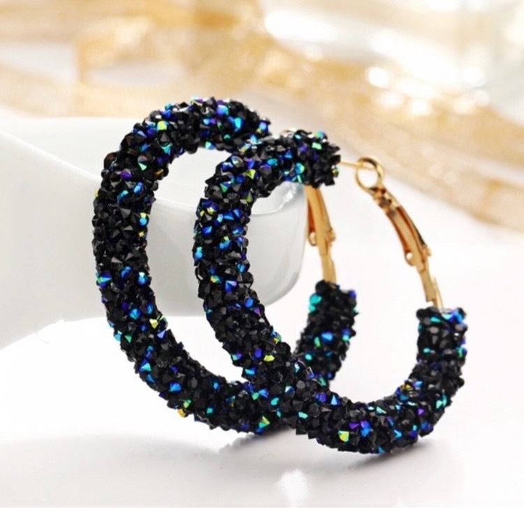 ドゥルージー風　フープピアス