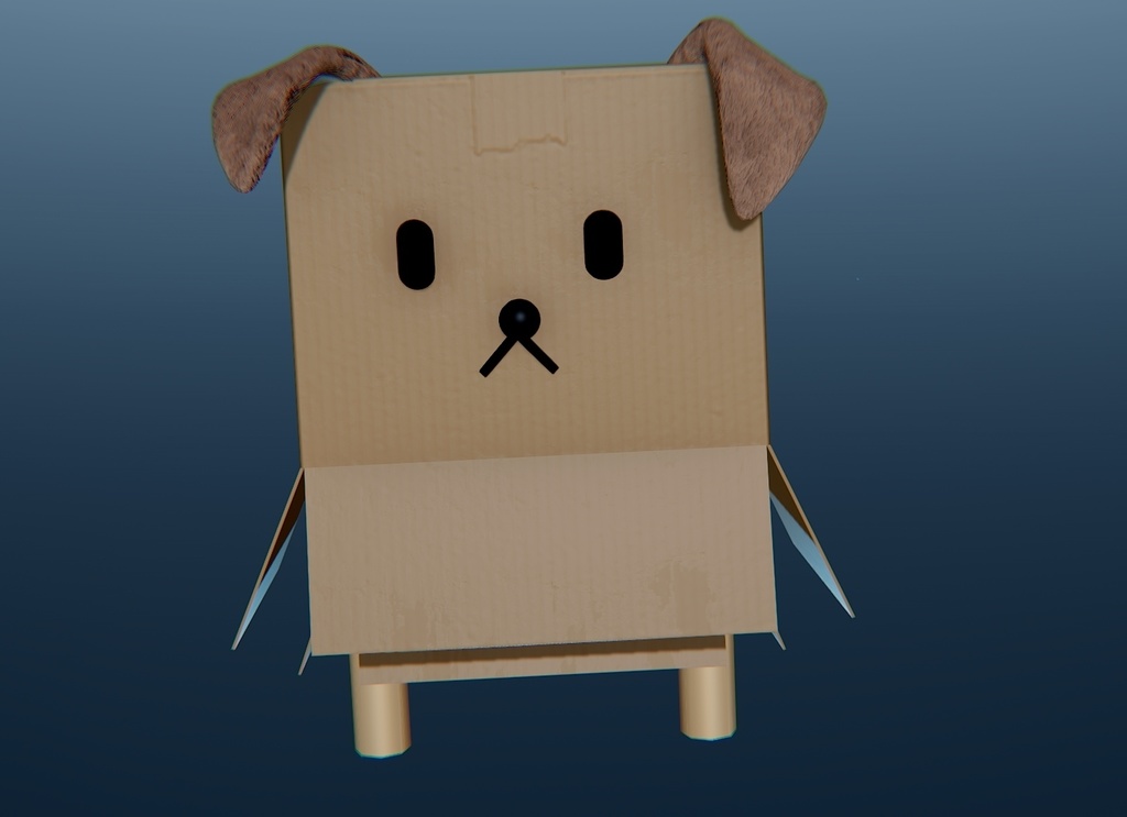 New Pet: Cardbox puppy (Honey Select 2/HS2/AI Character Card)