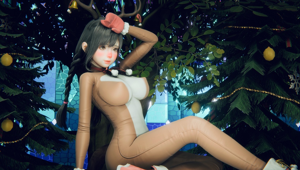 Akane aka. Rudolph the Reindeer(RoomGirl character card)