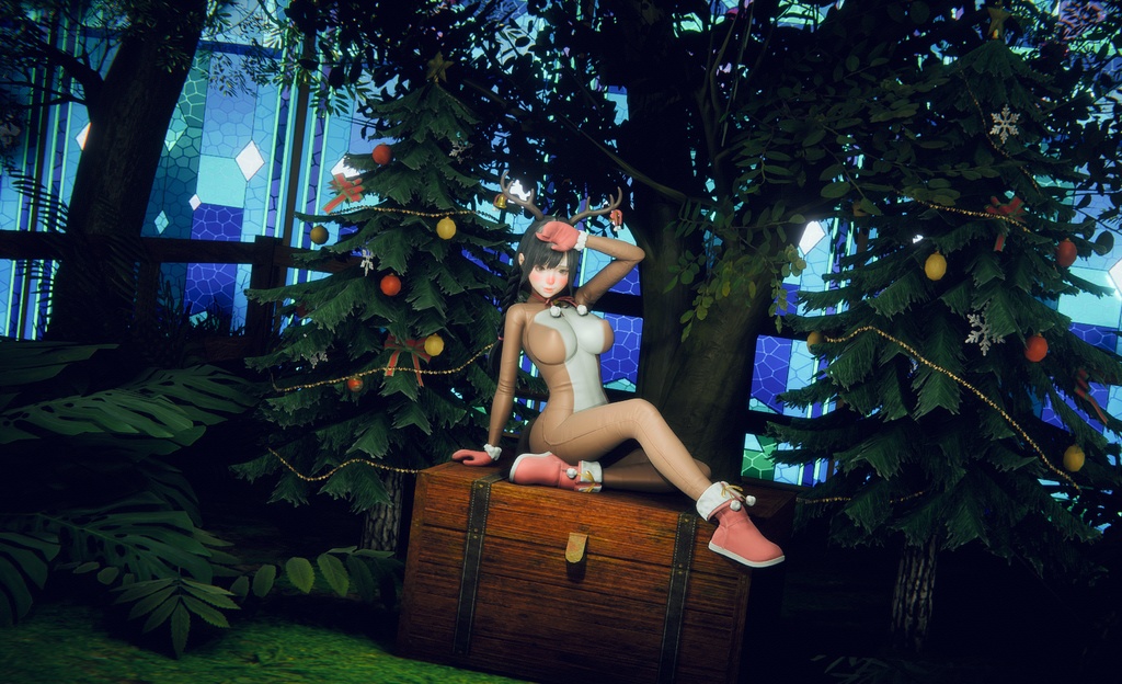 Akane aka. Rudolph the Reindeer(RoomGirl character card)