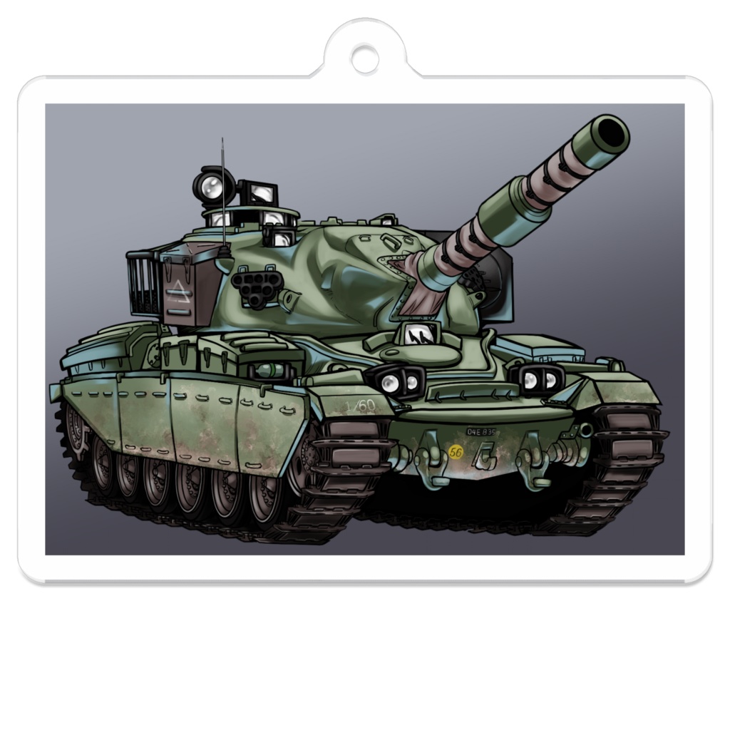 イギリス軍 重戦車 チーフテン アクリルキーホルダー