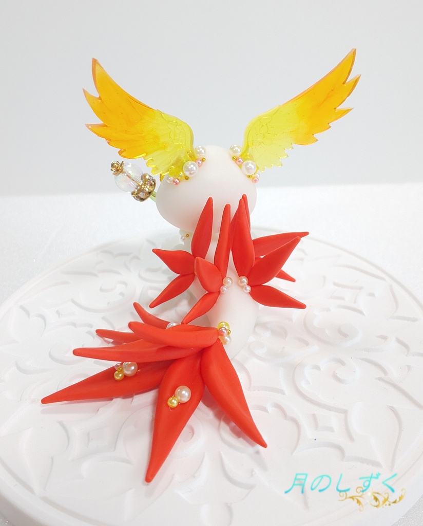 ③ 羽耳ドラゴン(白×オレンジ)