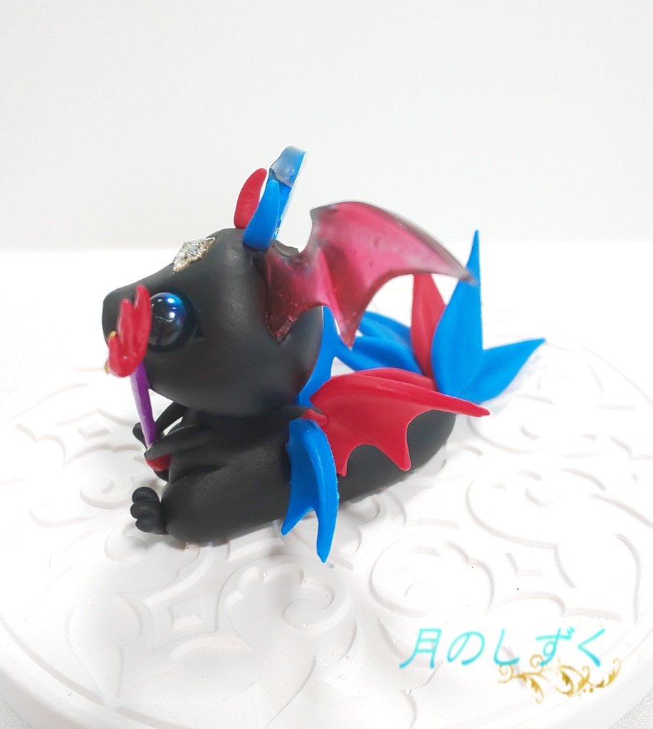 ⑬ 悪魔ドラゴンC(黒×レッド×ブルー)