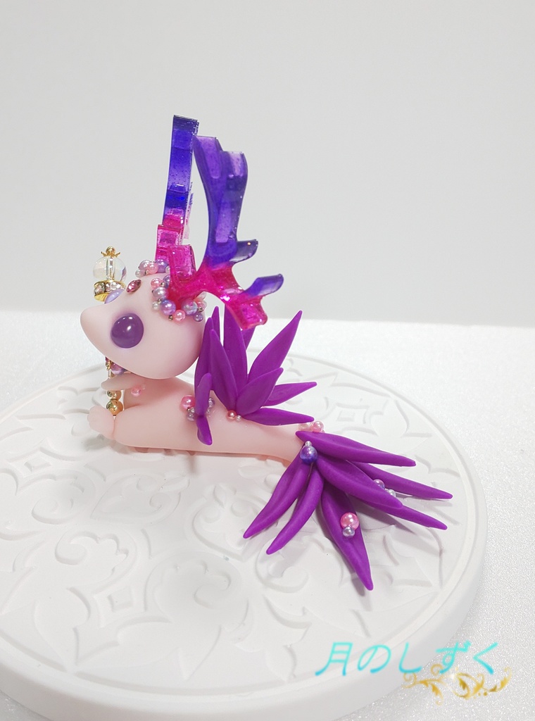 ㉘ 角ドラゴン(ライトピンク×パープル)