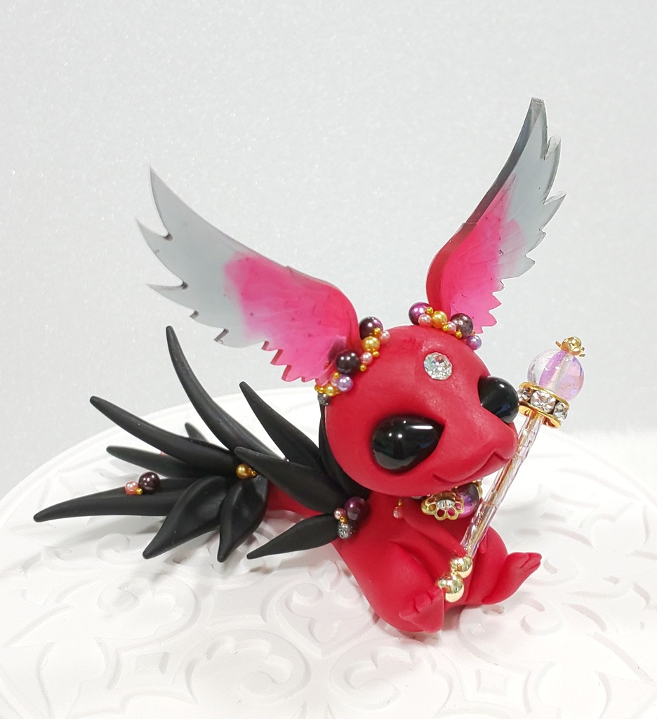 ㊾羽耳ドラゴン(レッド×ブラック)