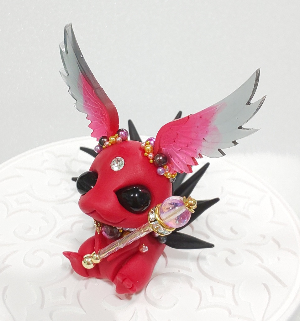 ㊾羽耳ドラゴン(レッド×ブラック)