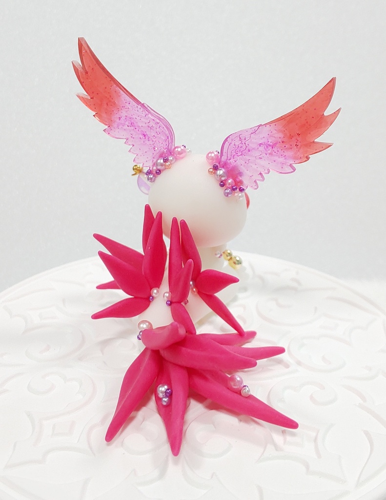 ㊿羽耳ドラゴン(ホワイト×ピンク)