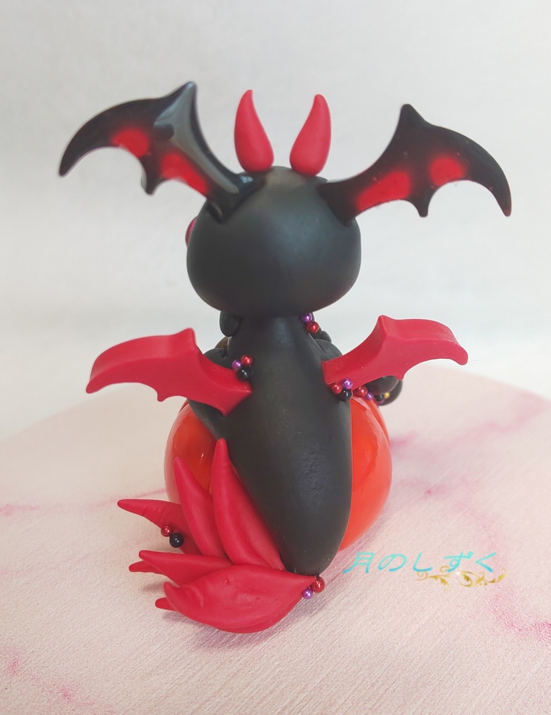 【62】ハロウィン限定!! ちびドラゴン on 単眼ジャックオランタン