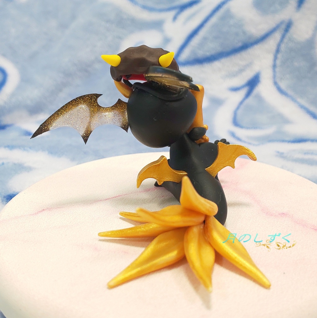 【100】節分限定!!お面と金棒で鬼気分の悪魔ドラゴン(ブラック)