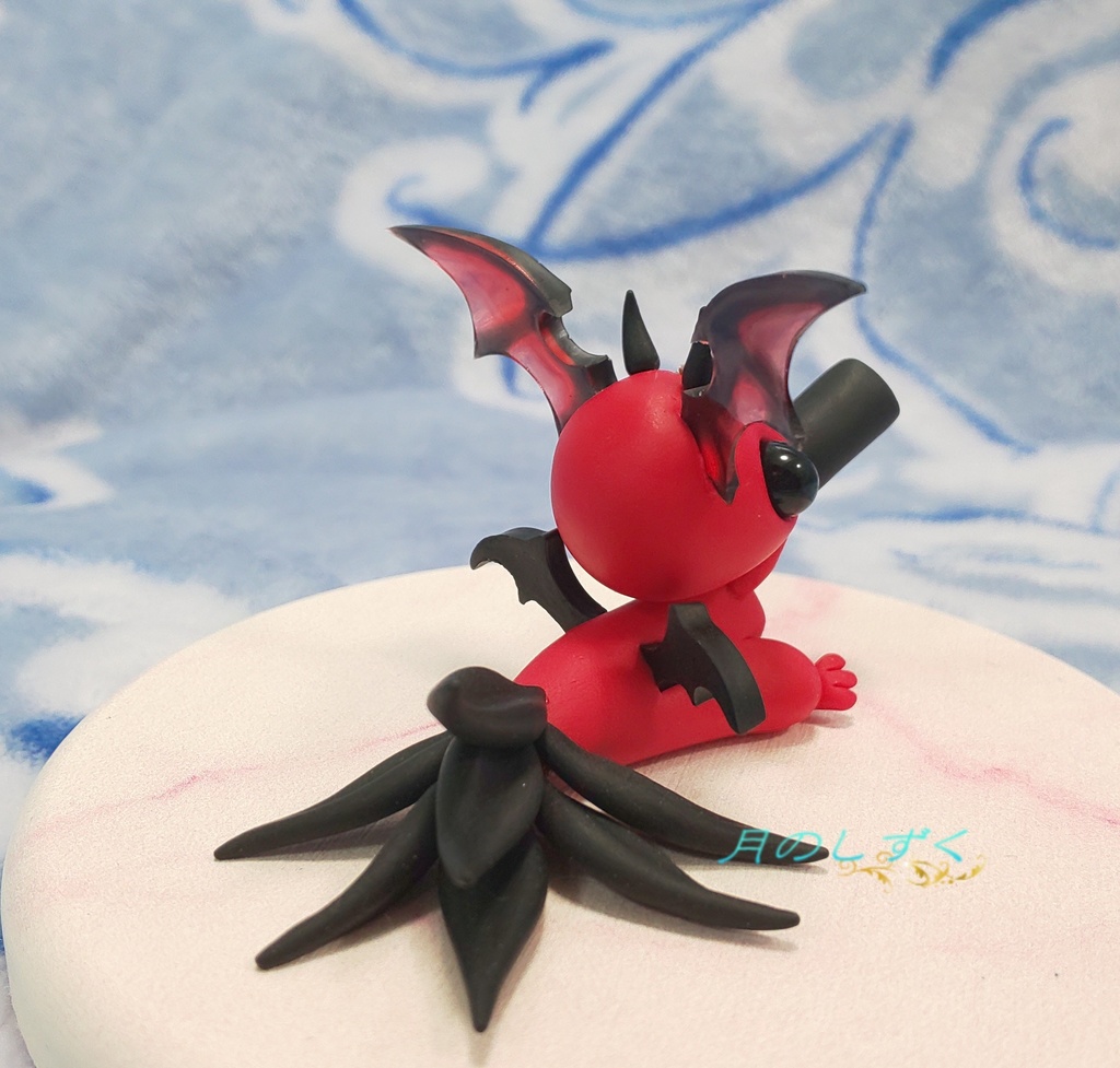 【102】節分限定!!恵方巻きを頬張る悪魔ドラゴン(レッド)