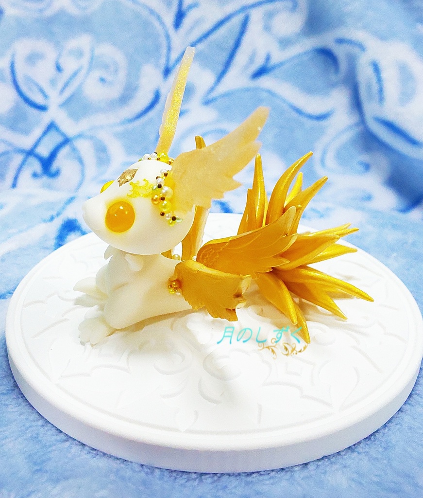 【119】お正月限定!!セット販売 天使と悪魔の招きドラゴン(ゴールド)