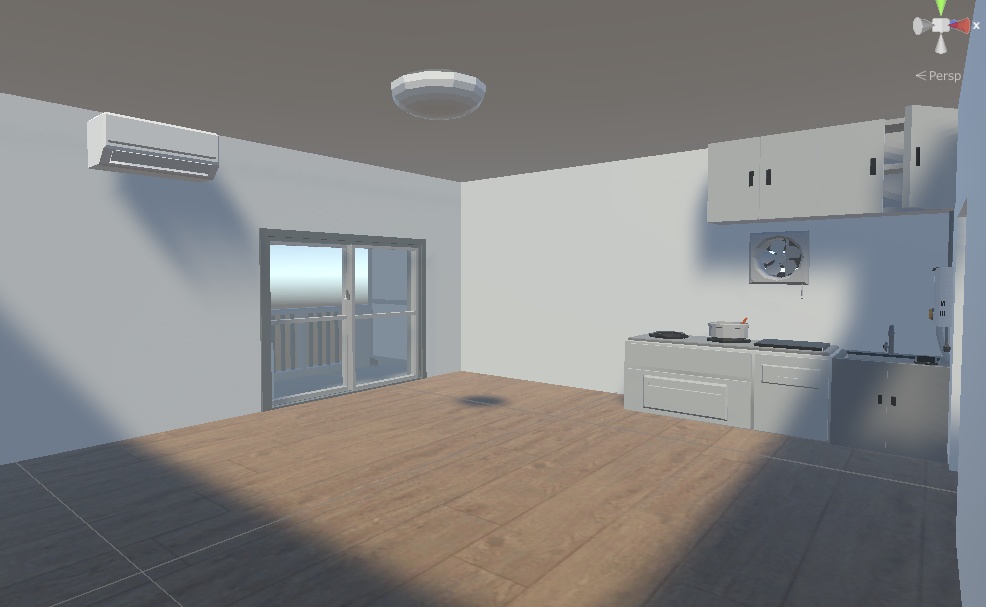 3Dアパートセット