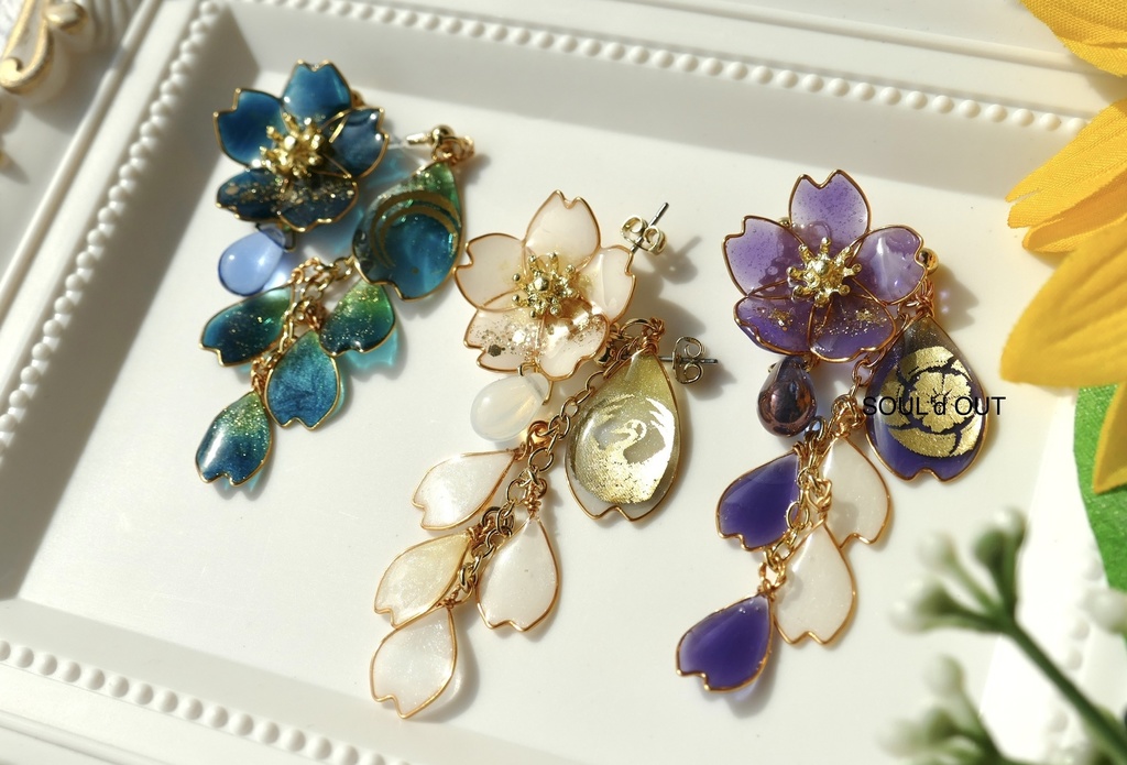 刀剣男士風耳飾り