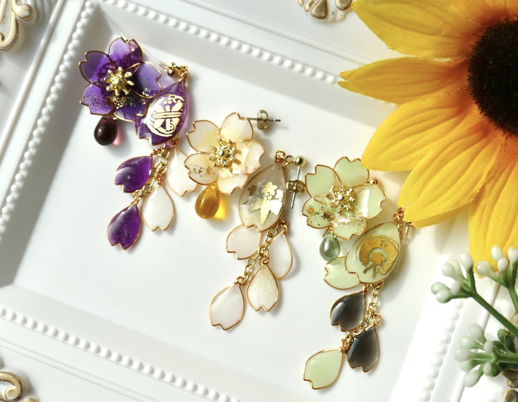 刀剣男士風耳飾り