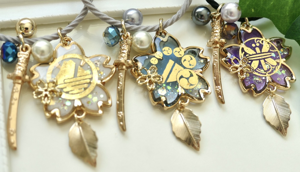 刀剣男子からの髪飾り