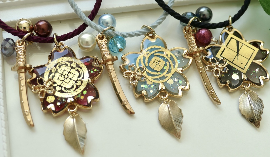 刀剣男子からの髪飾り