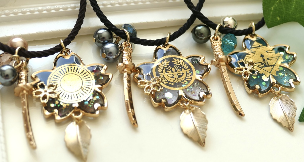 刀剣男子からの髪飾り