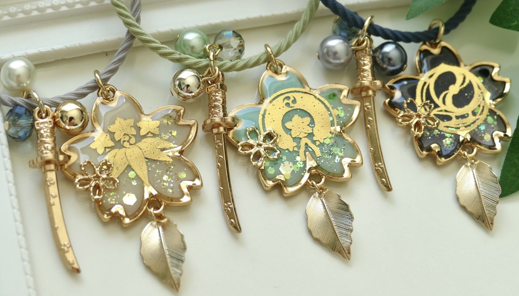 刀剣男子からの髪飾り