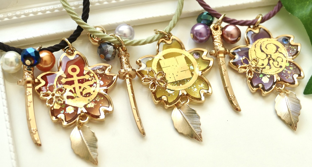 刀剣男子からの髪飾り