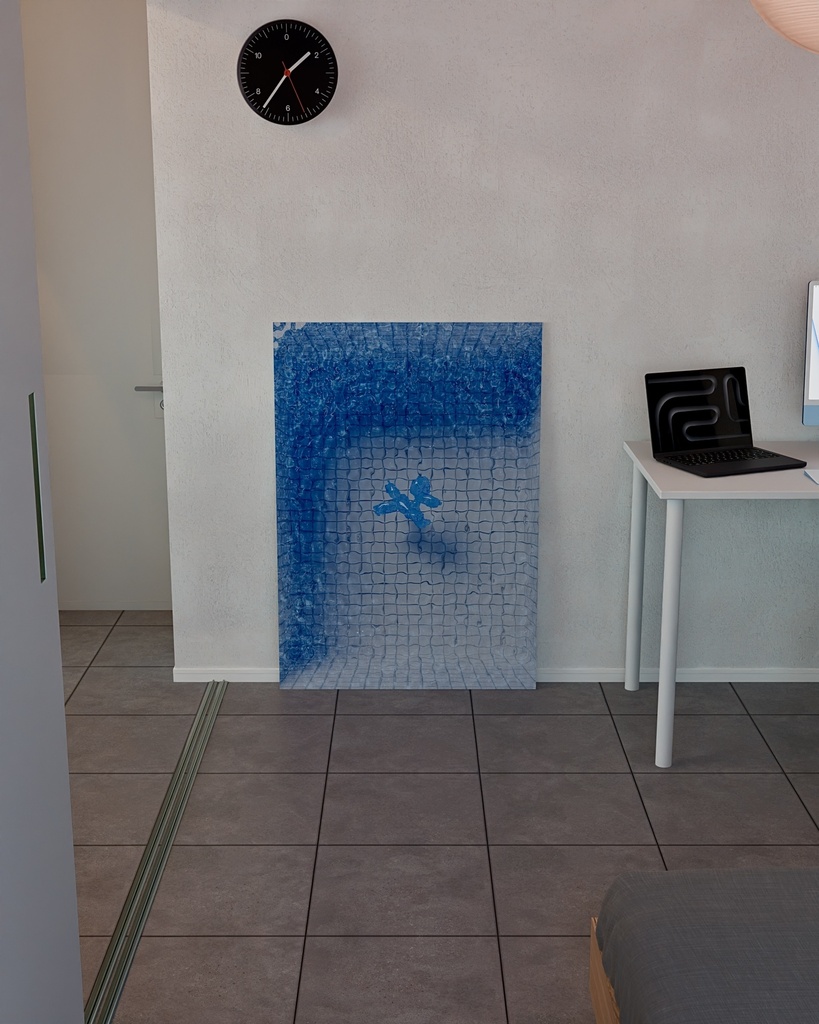 3D pool art panel