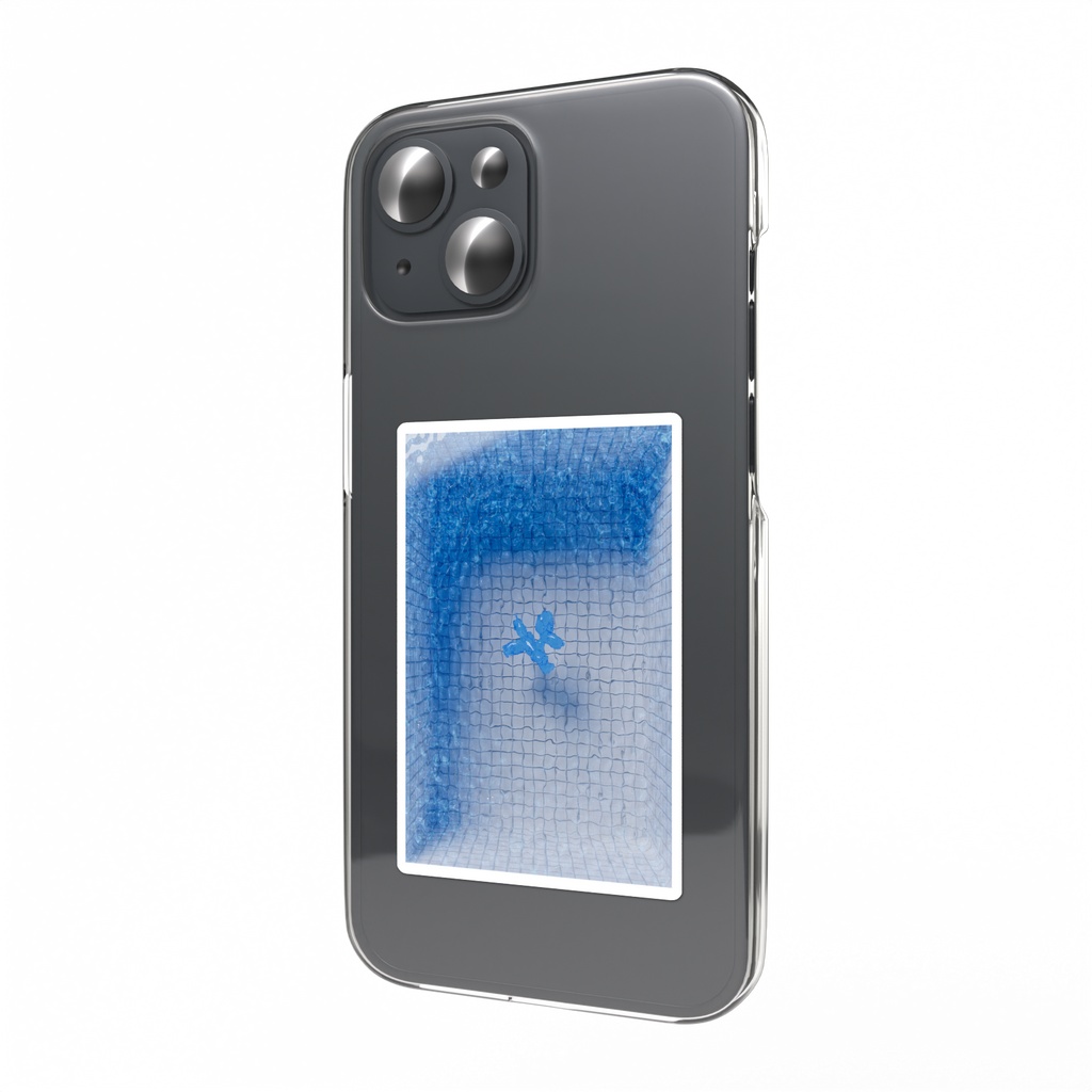 3D pool dogスマホステッカー