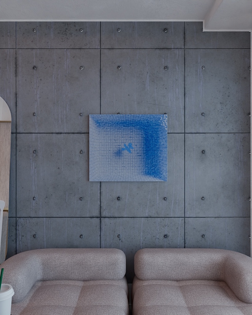 3D pool art canvas（Lサイズ）