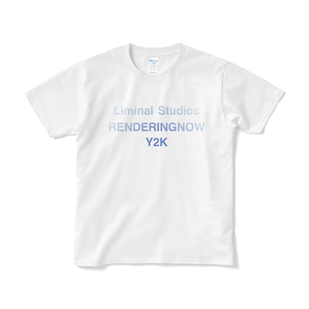 テキストロゴTシャツ(ブルー)