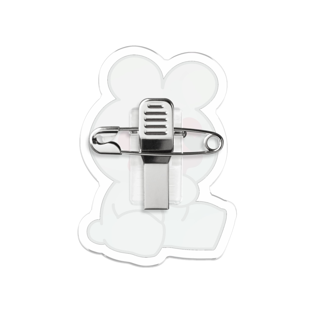 血うさぎアクリルバッジ