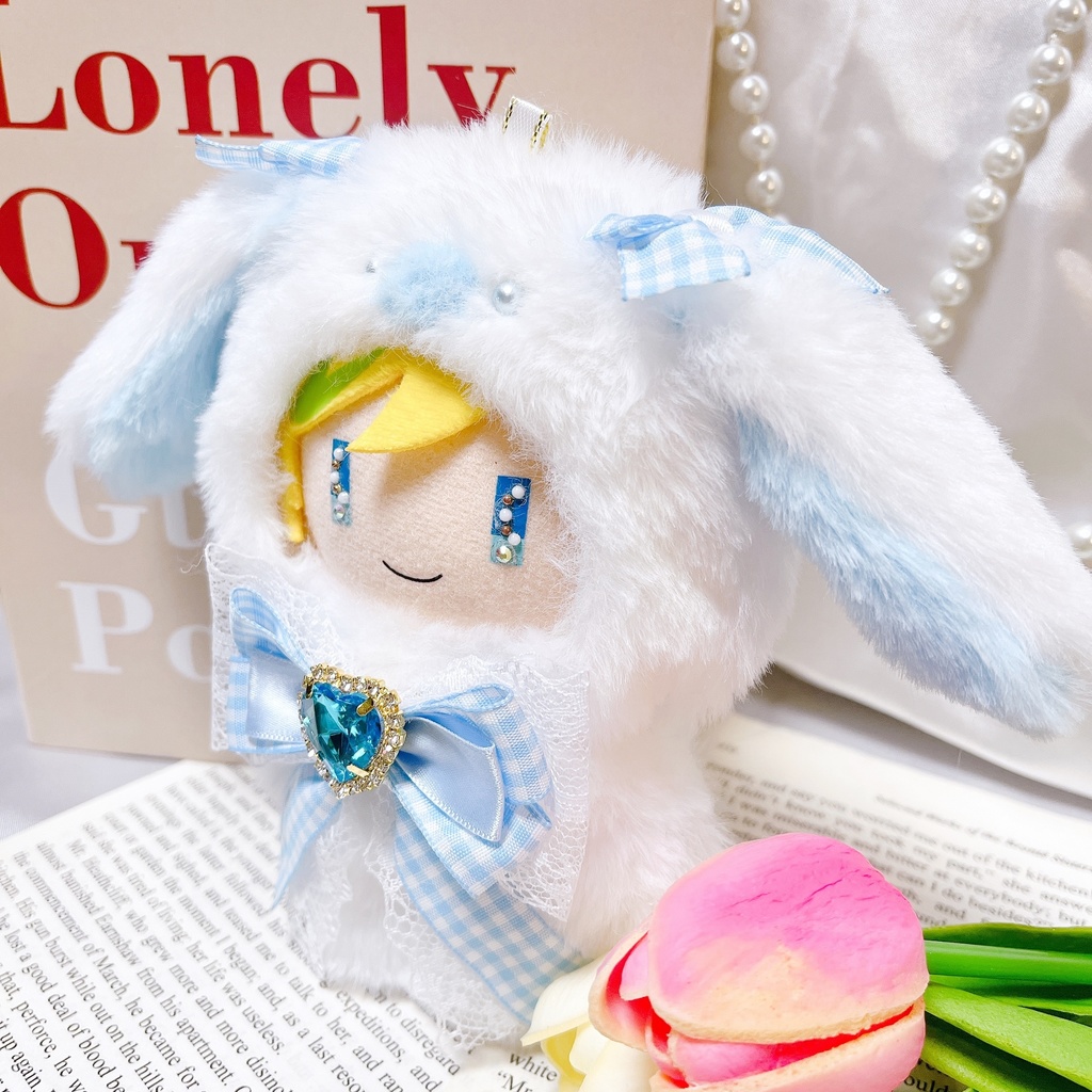 ライトブルーホワイトロリィタ