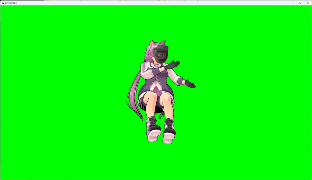 SelfieRenderer mocopiモーションで自撮り動画素材作成支援